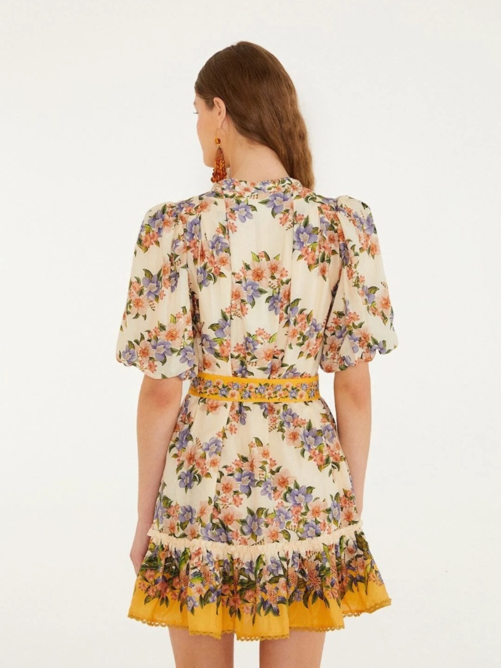 NWT Farm Rio | Sand Hilo Stripes Mini Dress - Picture 3 of 4